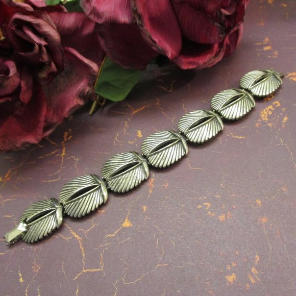 TORTOLANI Sterling Plate Classic Link Bracelet~ Designer VINTAGE Silver Bracelet - Picture 9 of 14